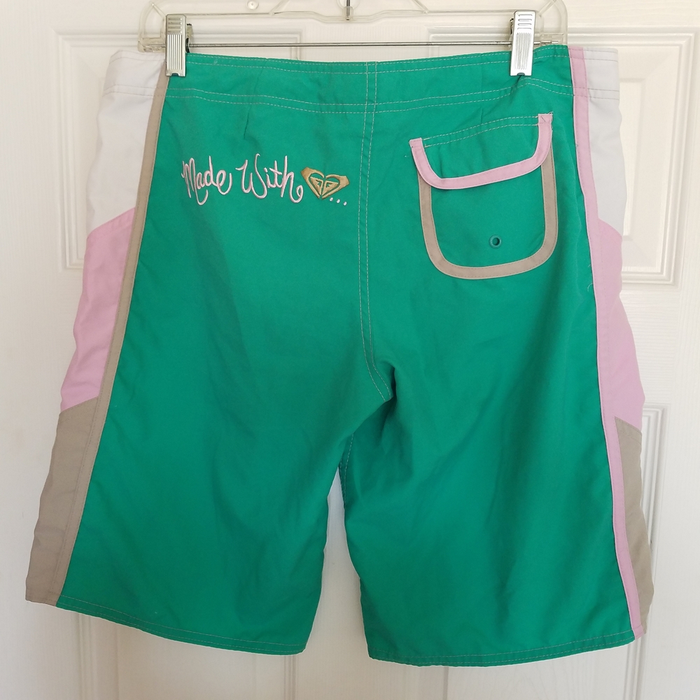 Roxy Quiksilver Board Shorts. Size 9. Embroidered Details.